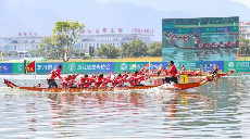 【组图】全运会群众比赛龙舟决赛在浙江温州开赛