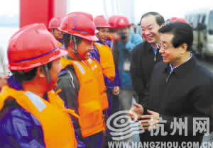 赵洪祝调研临安青山湖科技城